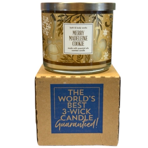 Merry Madeleine Cookie Candle - Picture 2 of 2